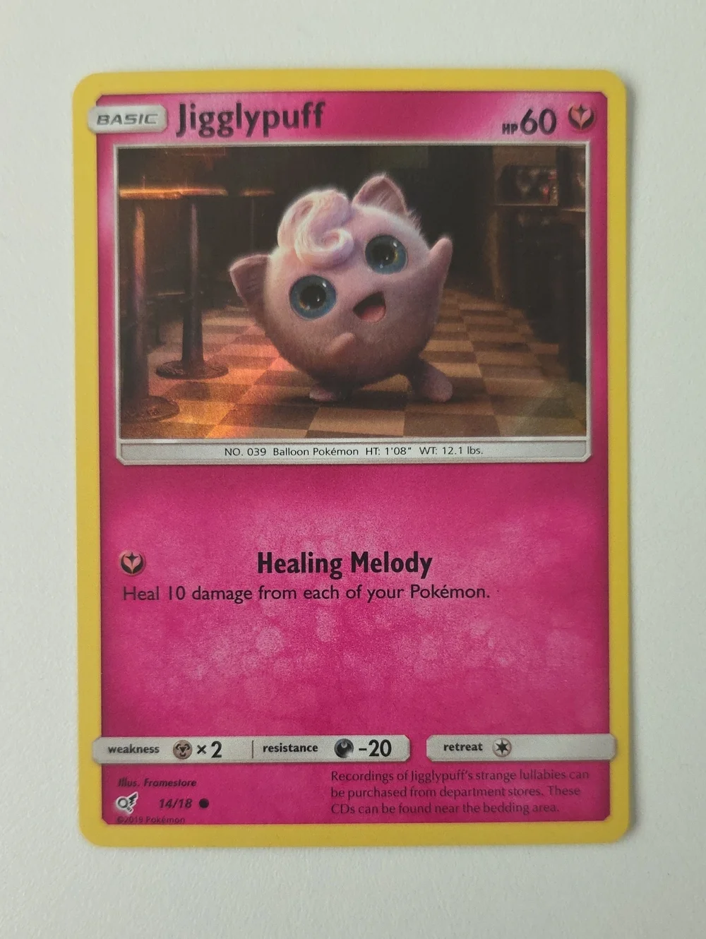 Pokemon Jigglypuff Card